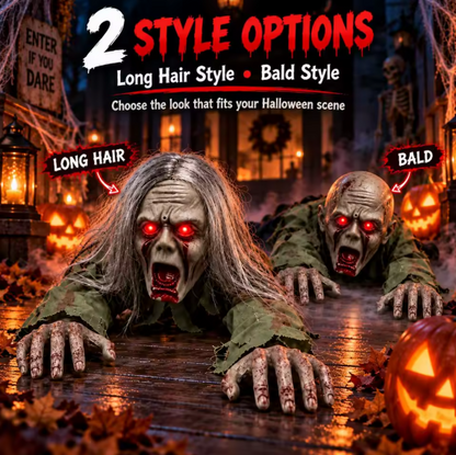 Crawling Zombie Halloween Yard Decoration